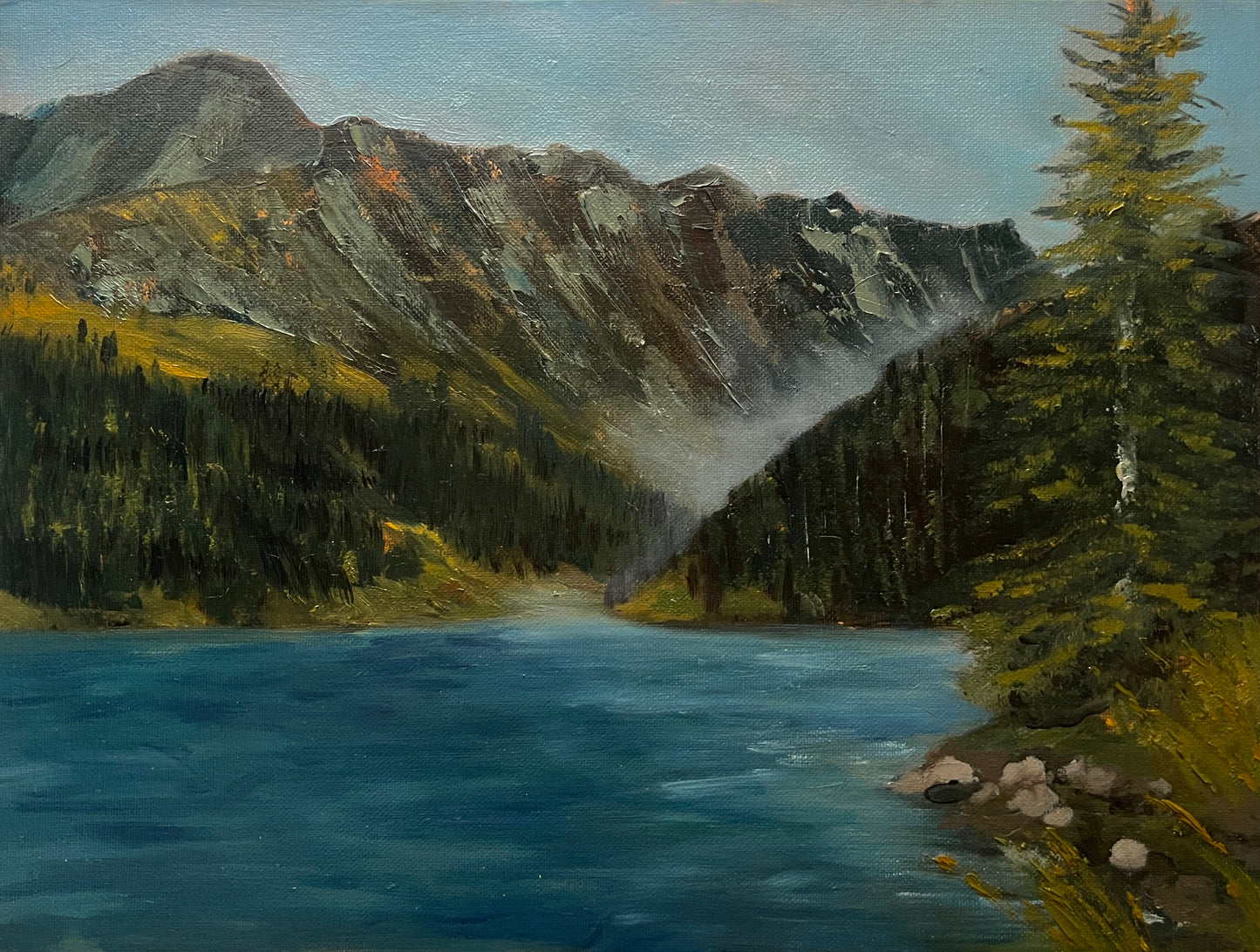 Original 16x12” Oil Painting of Colorado Landscape by Kelsey Weirick