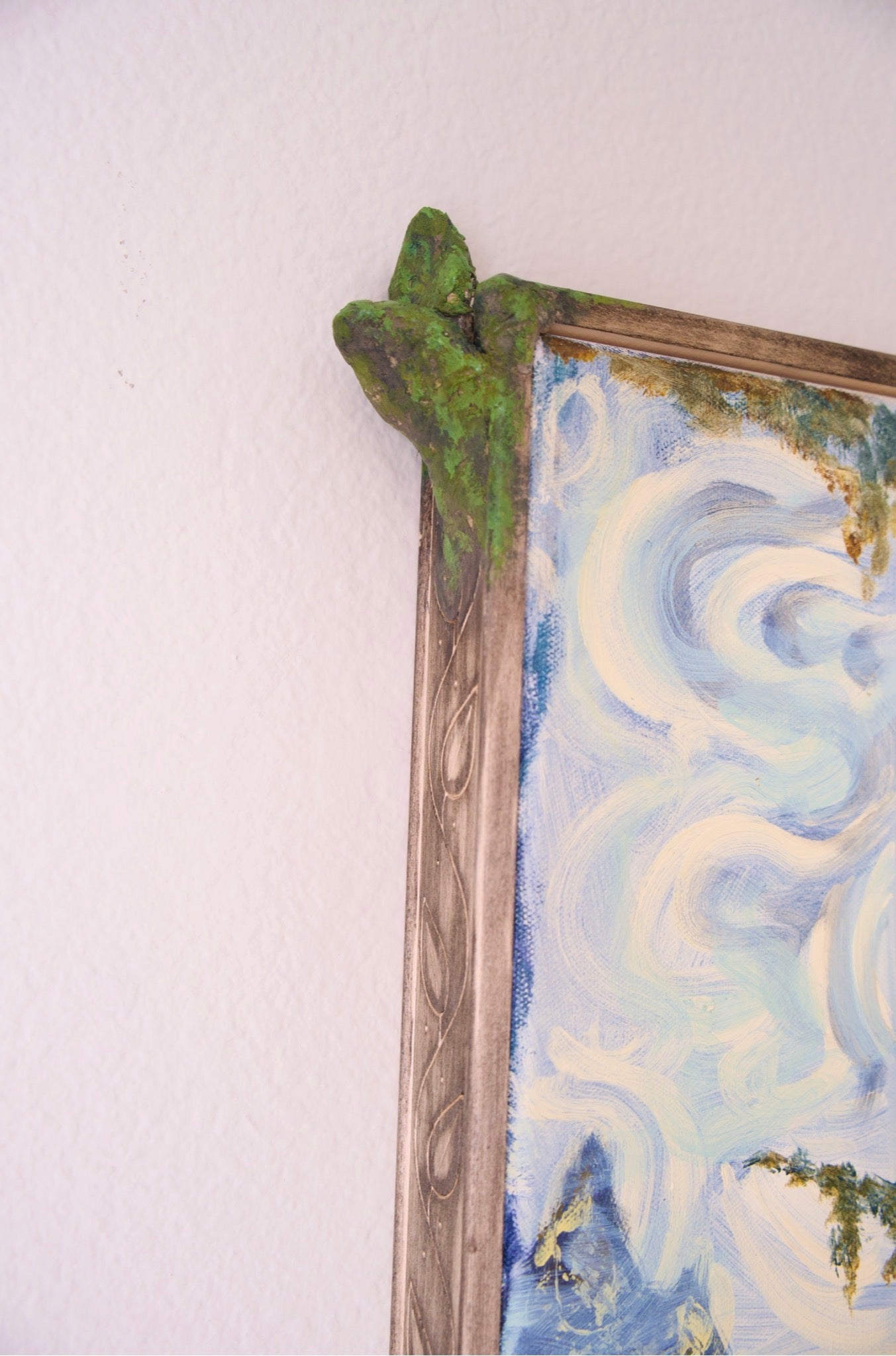 Arwen's Sorrow, Original Oil Painting with Custom Frame - Inspired by Lord of the Rings. Painting by Kelsey Weirick